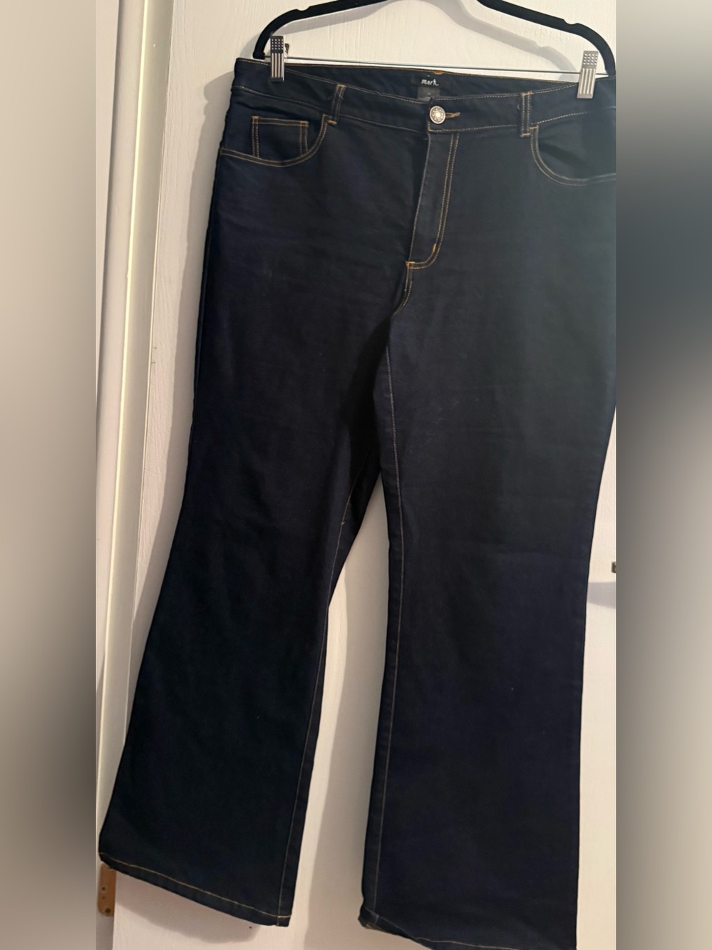 mark. Dark Navy Flare Jeans
